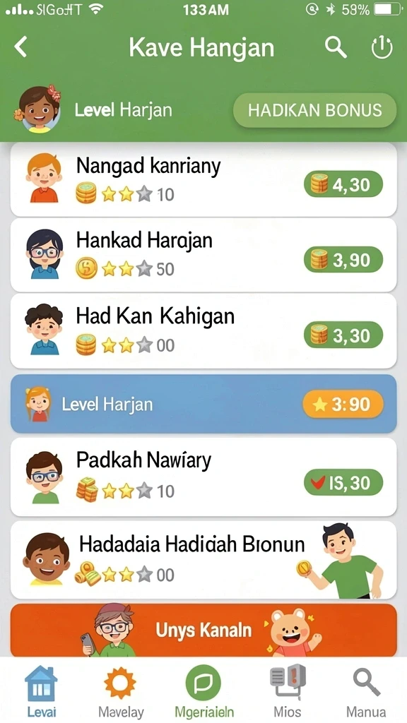alisanrp - Tangkapan layar menunjukkan karakter utama dalam aksi seru.