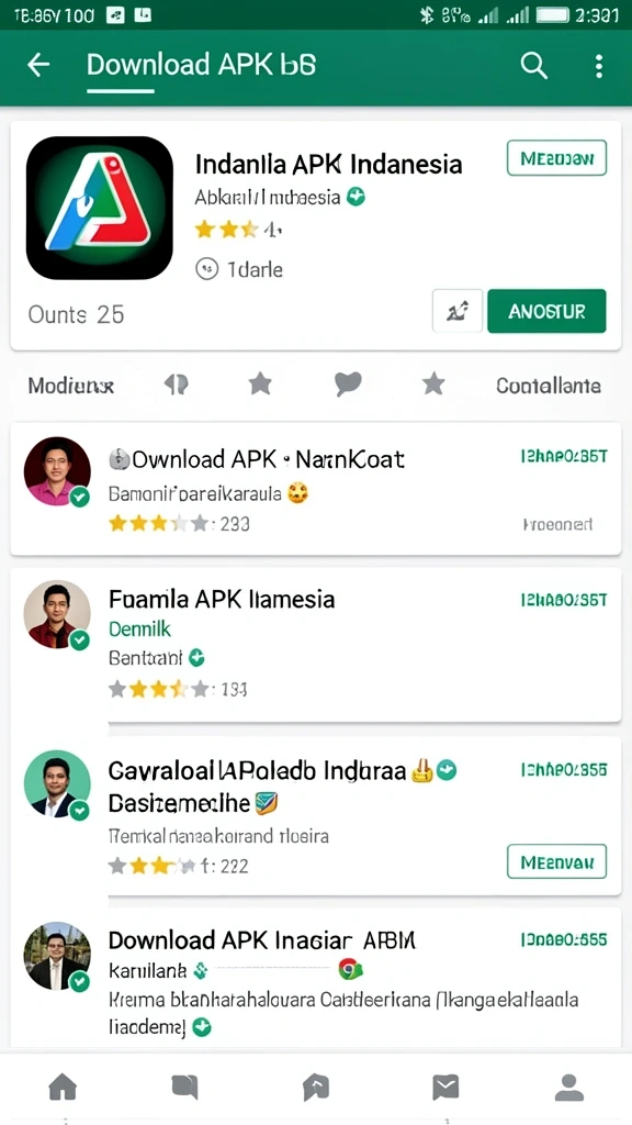 cinema77 - Screenshot menu pengaturan dan opsi unduh.