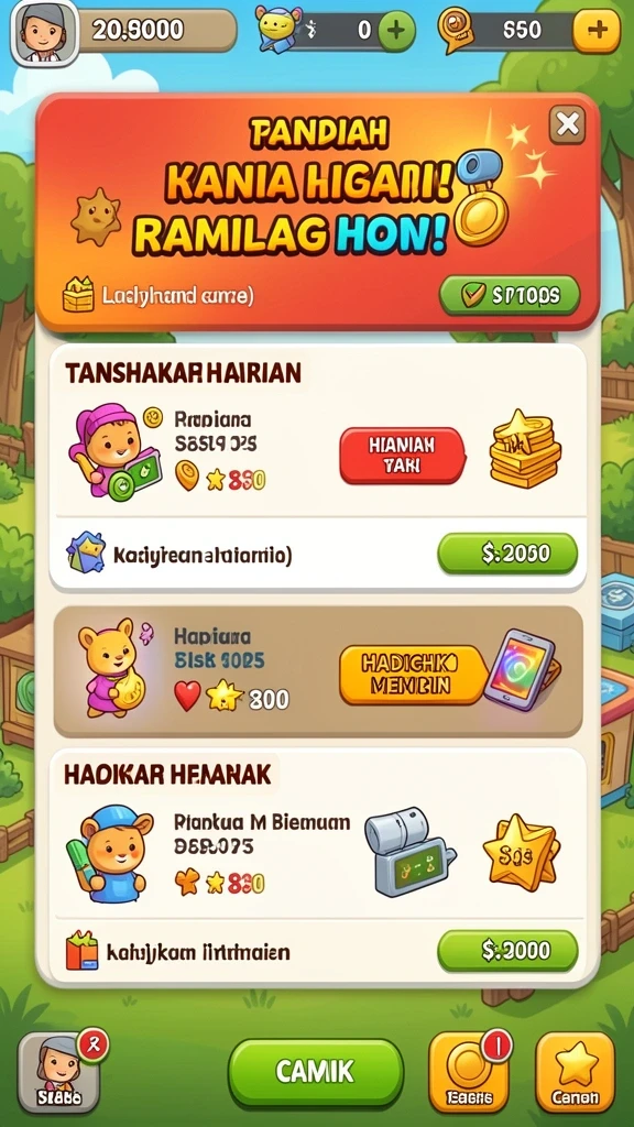 idpking - Menu navigasi yang intuitif dan mudah digunakan.