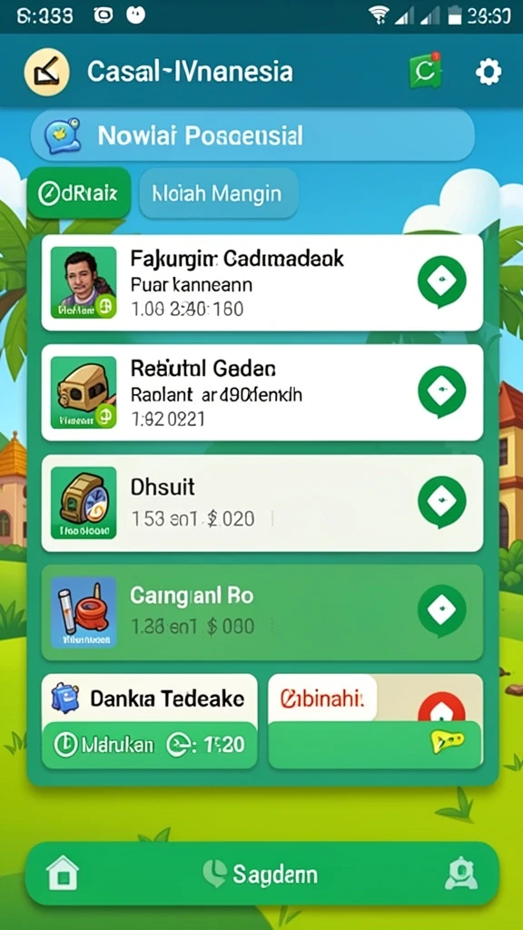 prima77 - Tampilan antarmuka yang user-friendly dan menarik.